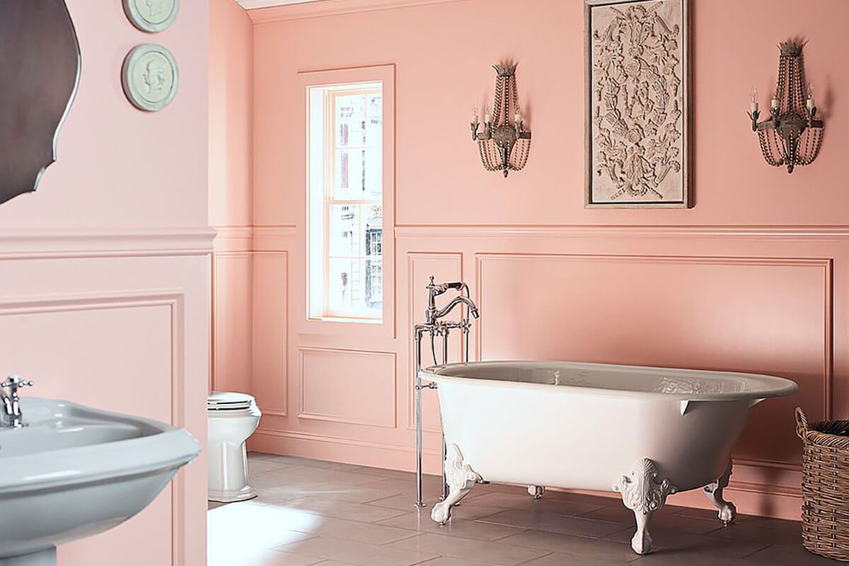 Cách phối màu sơn phòng tắm hợp mệnh đẹp hài hòa với nội thất