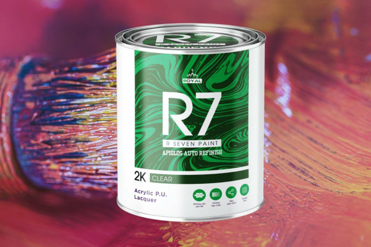 Sơn 2K Clear R7 được sản xuất trên sản xuất từ gốc nhựa Acrylic Polyol, Xylen, Cellosolve Actate và phụ gia