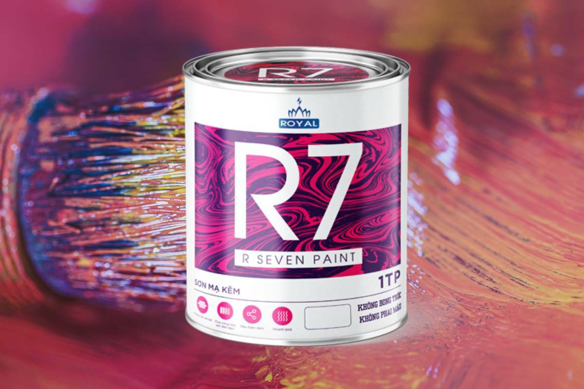 Sơn Mạ Kẽm R7 là loại sơn 1 thành phần (1TP), được sản xuất từ hỗn hợp Nhựa Acrylic dạng lỏng, dung môi, bột màu hữu cơ và các phụ gia