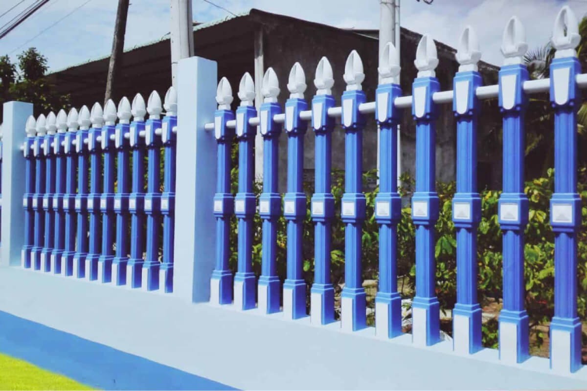 Màu sơn hàng rào đẹp cho gia chủ mệnh Thủy