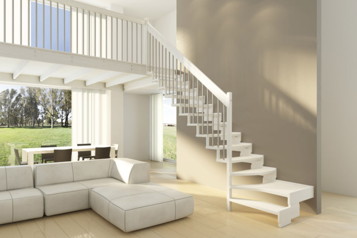 Cầu thang gác lửng là yếu tố ảnh hưởng đến vượng khí của toàn bộ ngôi nhà 
